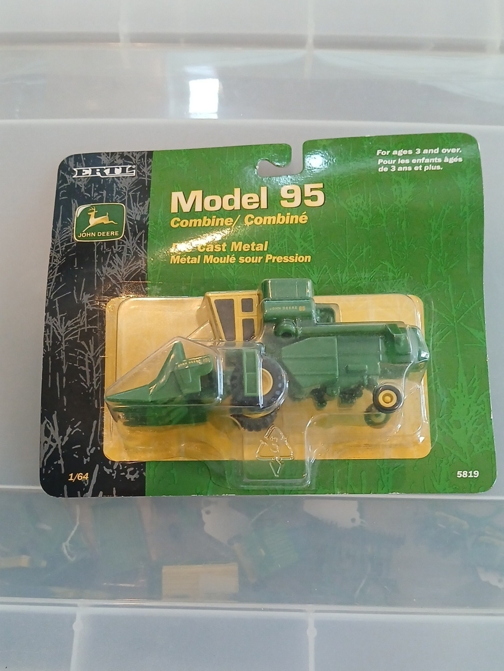John Deere Model 95 Combine Toy - Die-Cast - 5819